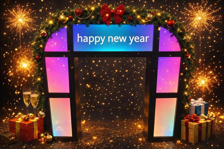 Eyecatcher Dj Booth met RGB led-show !, Muziek en Instrumenten, Dj-sets en Draaitafels, Nieuw, Ophalen