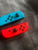 Nintendo switch joy con pair blauw rood, Ophalen of Verzenden, Zo goed als nieuw, Switch