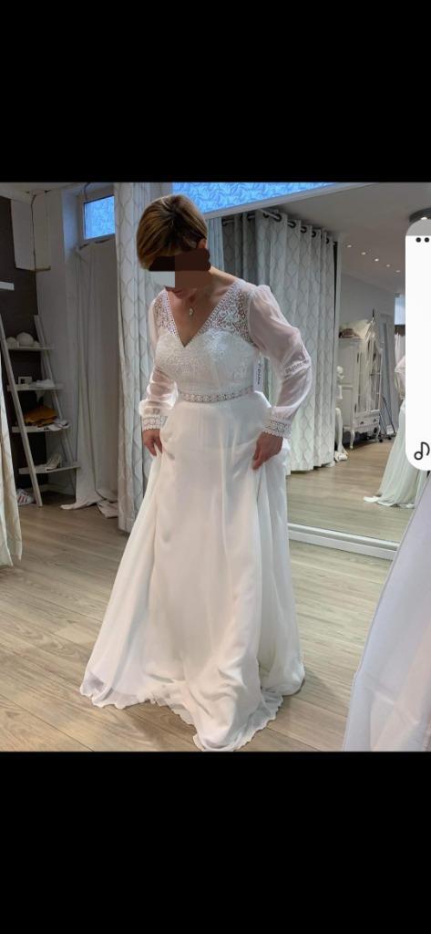 Robe de mariée, Vêtements | Femmes, Vêtements de mariage & Accessoires de mariage, Neuf, Robe de mariée, Blanc, Enlèvement