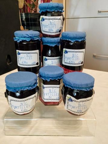 Confiture MAISON ARTISANALE à la MYRTILLE, Enlèvement
