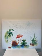 Leuke tekening op canvas, Ophalen