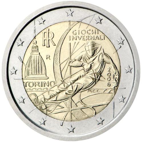 2 euro Italie 2006 - Olympische Spelen Torino (UNC), Postzegels en Munten, Munten | Europa | Euromunten, Losse munt, 2 euro, Italië