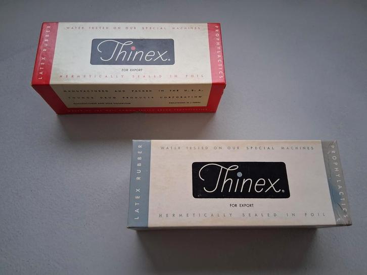 Vintage Thinex condoomdozen (youngs), Collections, Collections Autre, Enlèvement