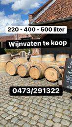 Eiken wijnvaten. Mooi voor Olijfbomen, Tuin en Terras, Regentonnen, Ophalen, Zo goed als nieuw
