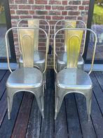 Tolix terrasstoel vintage look 50€ voor 4 stuks, Ophalen, Gebruikt, Overige kleuren, Vier
