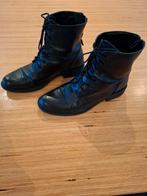 Volledig lederen bottines met rits; maat 38, ANDERE, Zwart, Lage of Enkellaarzen, Ophalen of Verzenden