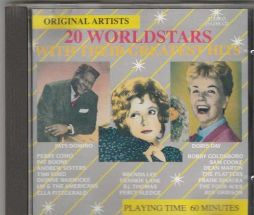 CD 20 Worldstars With Their Greatest Hits, Cd's en Dvd's, Cd's | Pop, Zo goed als nieuw, 1960 tot 1980, Ophalen of Verzenden