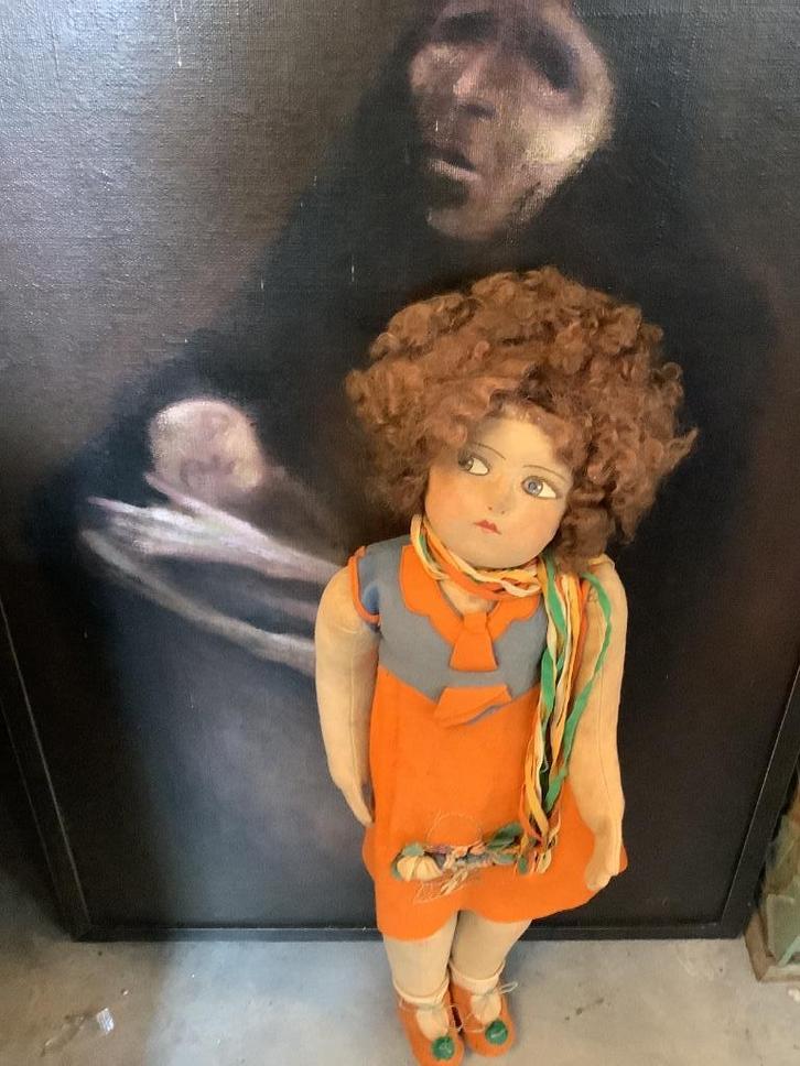 Geweldige pop ! Jaren 1920 /1930, Antiek en Kunst, Antiek | Speelgoed, Ophalen