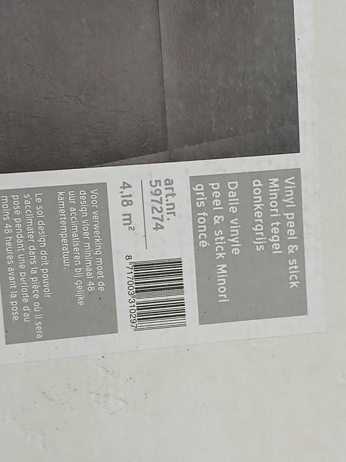Vinyl tegels zelfklevend, Doe-het-zelf en Bouw, Tegels, Zo goed als nieuw, Ophalen