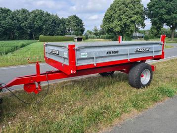 Peecon KW4000 kipper zgan 4t kipkar kipwagen pvg op aanvraag beschikbaar voor biedingen