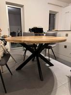 Ronde eettafel Sophia van Weba – Mango massief, Ø130 cm, Huis en Inrichting, Tafels | Eettafels, Ophalen, Rond, Zo goed als nieuw