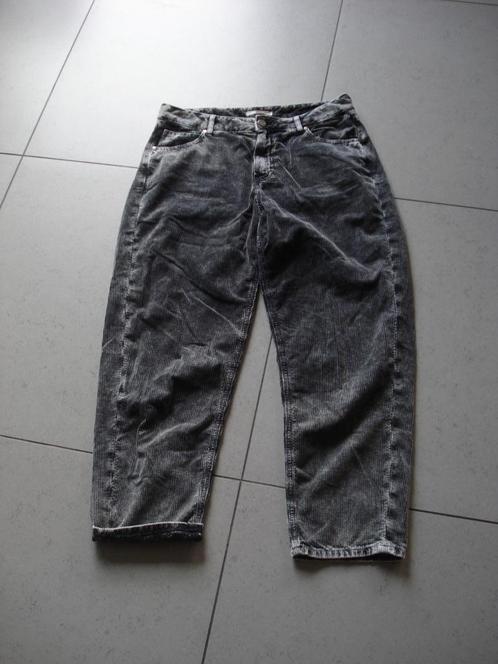 *VAL* HOB velourse broek, dames. mt 27, Kleding | Dames, Broeken en Pantalons, Gedragen, Grijs, Ophalen of Verzenden
