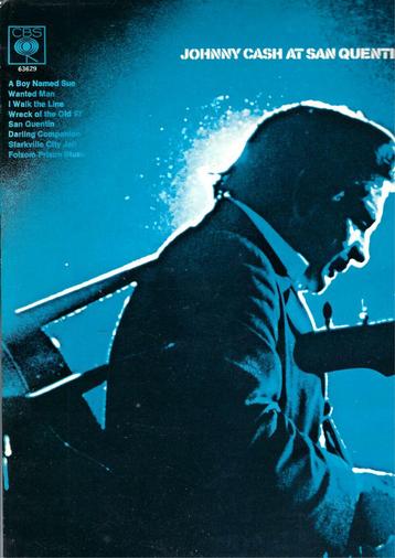 JOHNNY CASH lp At San Quentin, Cd's en Dvd's, Ophalen of Verzenden