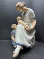 Statue antique/art déco Bing & Grøndahl Mère avec enfants, Enlèvement, Comme neuf