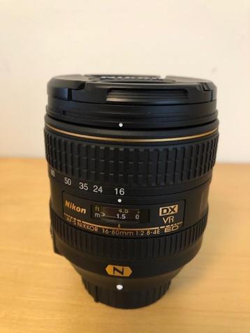 Nikon AF-S 16-80mm F/2.8-4 E ED disponible aux enchères