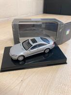 Mercedes CL zilvermetalic Autoart 1:43, Ophalen of Verzenden, Zo goed als nieuw