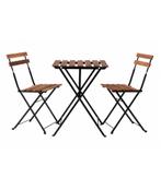 Tuinset tafel + 2 stoelen, Ophalen, Zo goed als nieuw