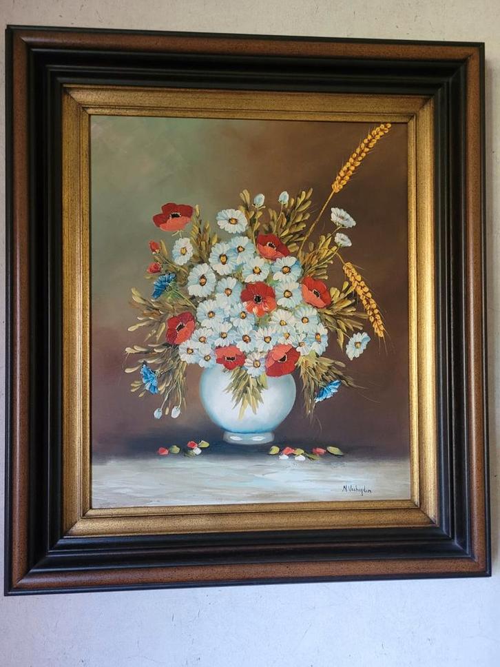 Ingelijst schilderij van Nora Verheyden, Antiquités & Art, Art | Peinture | Classique, Enlèvement