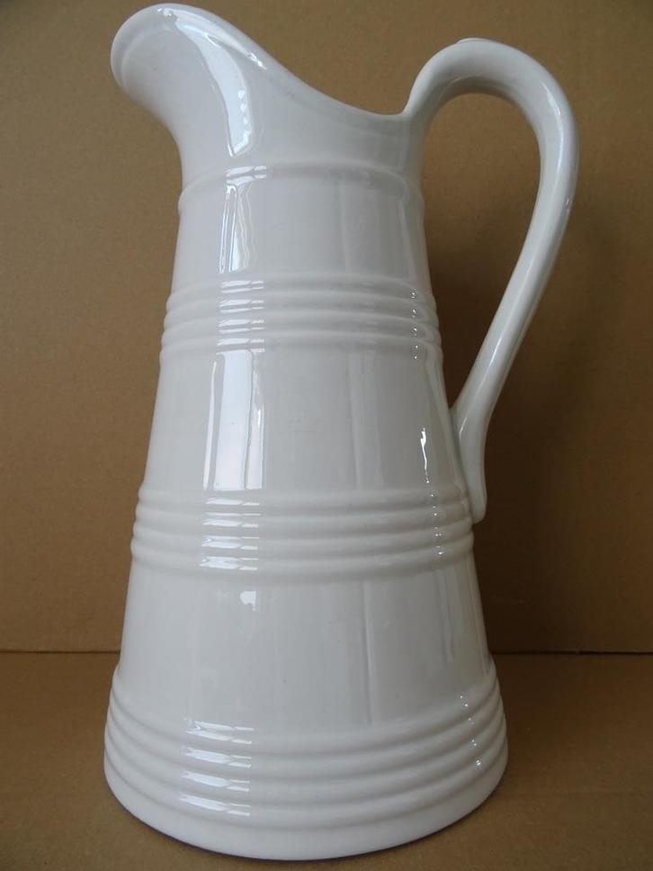 Aiguière antique carafe à eau Boch Frères La Louvière 34cm, Antiquités & Art, Antiquités | Céramique & Poterie, Envoi