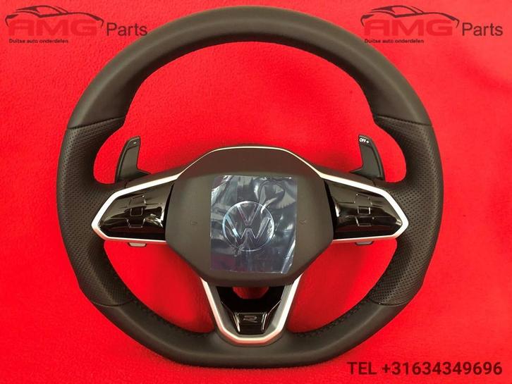 Vw Touareg R line R Stuur met Airbag DSG Stuurverwarming, Auto-onderdelen, Besturing, Volkswagen, Nieuw