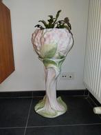 Vintage bloempot met piedestal, Ophalen, Gebruikt
