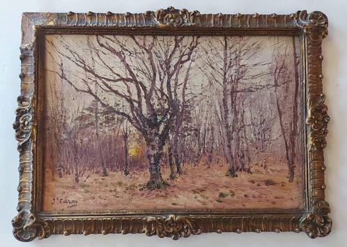 Schilderij van Joseph Caron, Antiek en Kunst, Kunst | Schilderijen | Klassiek, Ophalen of Verzenden
