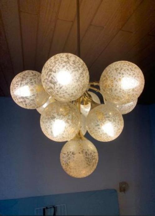 vintage sputnik hanglamp luster mid-century, Verzamelen, Retro, Huis en Inrichting, Ophalen