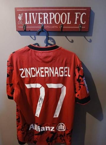 Club Brugge Zinckernagel Matchworn Gesigneerd Shirt beschikbaar voor biedingen