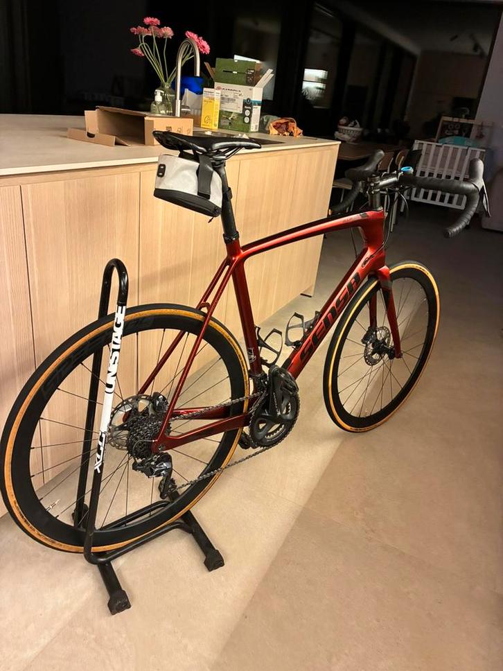 Sensa Giulia G3 Cherry Red - maat 58, Fietsen en Brommers, Fietsen | Racefietsen, Zo goed als nieuw, Ophalen