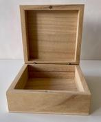 Nieuw Artemio doosje naturel houten deksel 10x10cm, Verzenden, Nieuw, Knutselwerk
