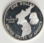 United states 1$ Korea war 1991  zilver PROOF, Enlèvement ou Envoi, Argent