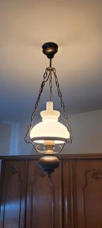luster in vorm van olielamp, Huis en Inrichting, Ophalen, Gebruikt, Hout