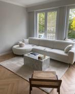 Hoekzetel Bouclé Wit, Huis en Inrichting, Zetels | Zetels, Ophalen, Japandi, 250 tot 300 cm, 100 tot 125 cm