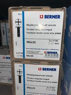 Berner meubelgreepschroef verzinkt m4x28, Ophalen of Verzenden