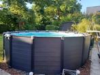 Intex Graphite Grey 4.78m x 1.24m ( pomp/filter ongebruikt), Tuin en Terras, Zwembaden, Gebruikt, Rond, 300 cm of meer, Ophalen