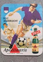 Sous-bock Apollinaris RSC Anderlecht - R.S.C. Anderlecht, Comme neuf, Enlèvement ou Envoi