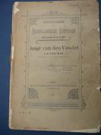 Oud Toneel  Lucifer Joost van den Vondel 1894, Belgique, Utilisé, Enlèvement ou Envoi