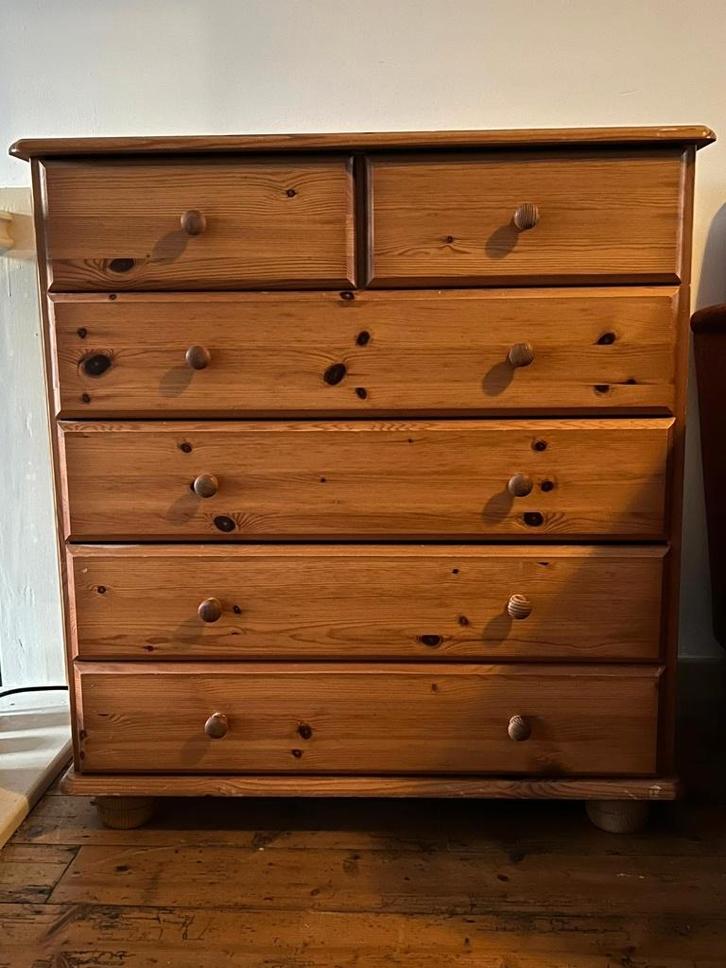 Mooie massief grenen ladekast – zeer goede staat!, Maison & Meubles, Armoires | Commodes, Comme neuf, Moins de 100 cm, 50 à 100 cm