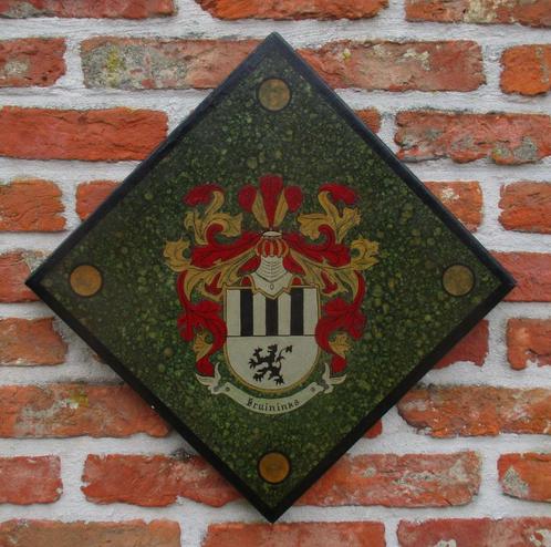 Nederlands wapenschild , olieverf op doek, Antiek en Kunst, Kunst | Schilderijen | Klassiek, Ophalen of Verzenden