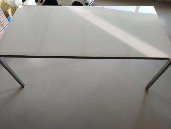 Ikea eettafel glas 180cm, Huis en Inrichting, Tafels | Eettafels, Gebruikt, 50 tot 100 cm, 150 tot 200 cm, Vijf personen of meer