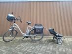 elektrische fiets met trolley, Fietsen en Brommers, Gebruikt, 59 cm of meer, 50 km per accu of meer, Ophalen