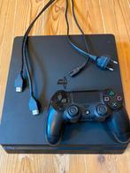 PlayStation 4 SLIM - 500 GB - 1 manette, Met 1 controller, Gebruikt, 500 GB, Slim