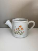 Vintage bloempot gieter bloemen, Tuin en Terras, Bloempotten, Ophalen of Verzenden
