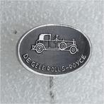 SP1283 Speldje De Gele Rolls-Royce, Collections, Broches, Pins & Badges, Utilisé, Enlèvement ou Envoi