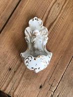 Vintage wijwatervat met engel in porselein, Antiek en Kunst, Antiek | Religieuze voorwerpen, Ophalen of Verzenden