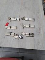 cilindersloten, Doe-het-zelf en Bouw, Hang- en Sluitwerk, Ophalen, Gebruikt