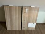 2 x KOMPLEMENT Plank, wit gelazuurd eikeneffect, 100x58 cm, Nieuw, Beuken, Plank, Minder dan 200 cm