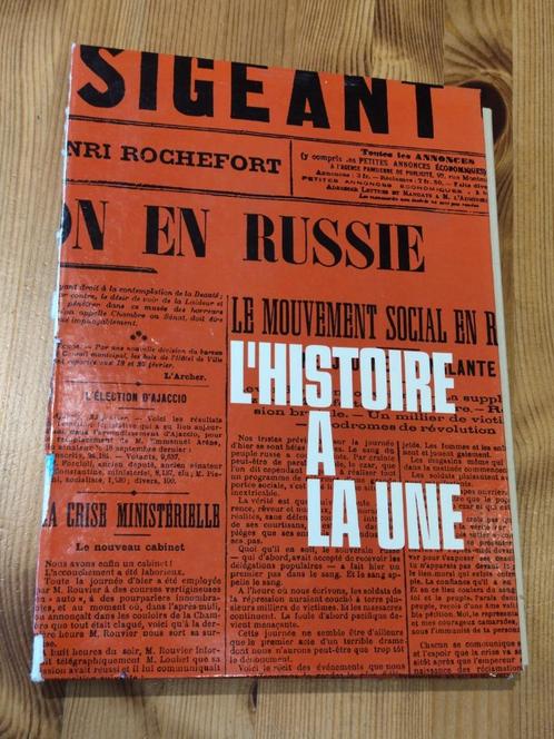 L'histoire à la une, Livres, Histoire & Politique, Utilisé, 20e siècle ou après, Enlèvement ou Envoi