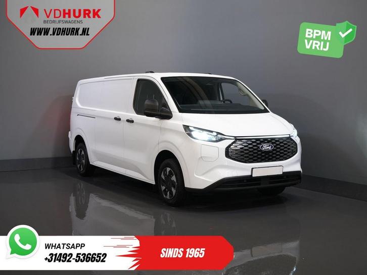 Ford E-Transit Custom 340 L2 65 kWh 330 km WLTP 2.3t Trekver, Auto's, Bestelwagens en Lichte vracht, Bedrijf, ABS, Centrale vergrendeling