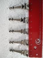 zilveren Eiffeltoren bedel 35 x 12 mm, Hobby en Vrije tijd, Ophalen of Verzenden, Nieuw, Applicatie